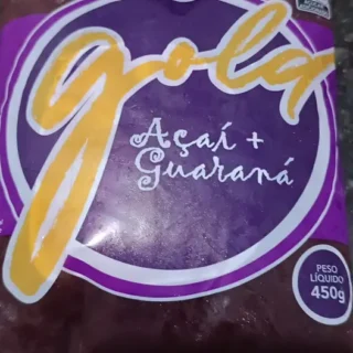 Polpa de açaí Gold 450g